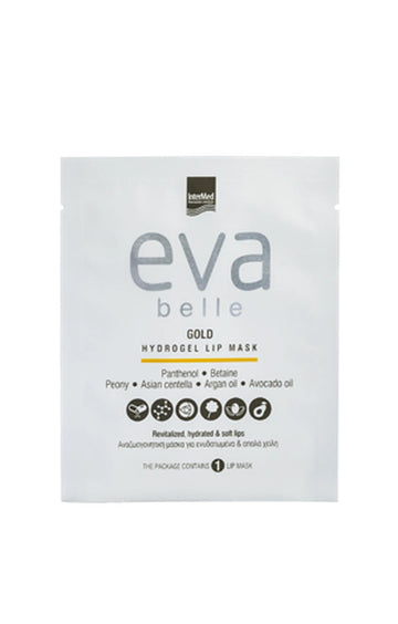 Eva Belle Gold Hydrogel Lip Mask - Μάσκα Χειλιών για Ενυδάτωση & Απαλότητα